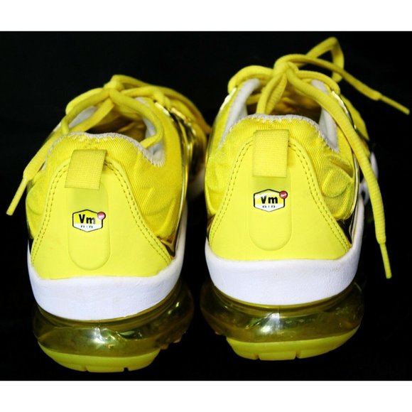 NIke Vapormax Air Plus Yellow Gold Womens 5.5 Sneakers Lace Up Athletic Shoes - Picture 4 of 10
